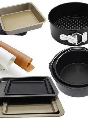 Microwave Pans Round Cheese Cake Molds baking Tray Oven Stee