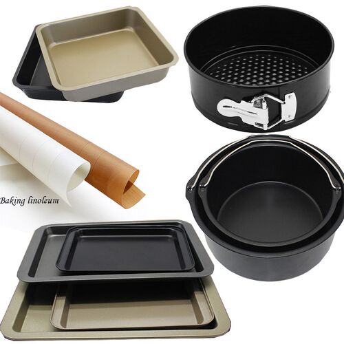 Microwave Pans Round Cheese Cake Molds baking Tray Oven Stee