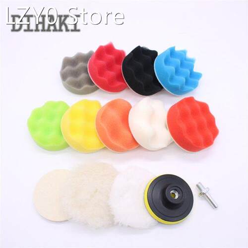 14pcs/set 3 inch Car Wash Wax Polish Pad Polishing Sponge Ki