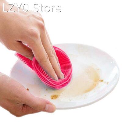 Magic Silicone Dish Bowl Cleaning Brush Multifunction Scouri