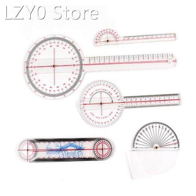 5 Pieces Of Spine Joint Goniometer Medical Protractor Multi-