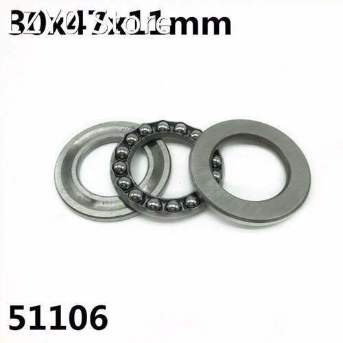 10Pcs 51106 30x47x11mm Axial Thrust Ball Bearings 8106 High