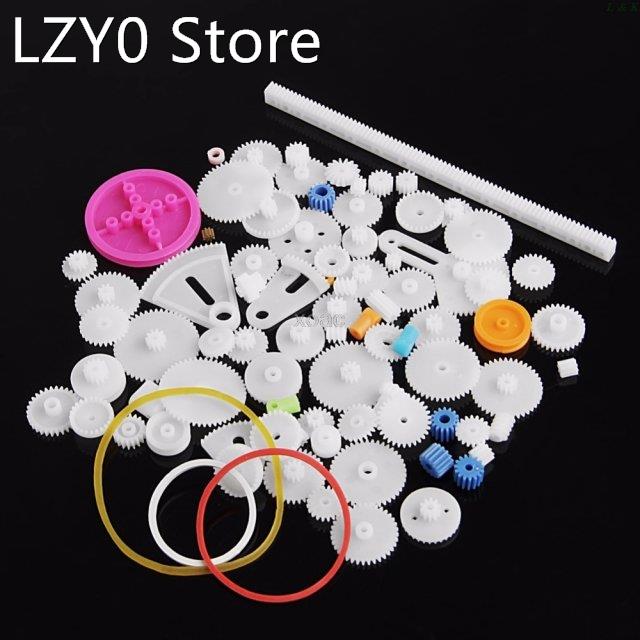 Common 85 Kinds Plastic Gear Rack Pulley Belt Worm Gear Sing