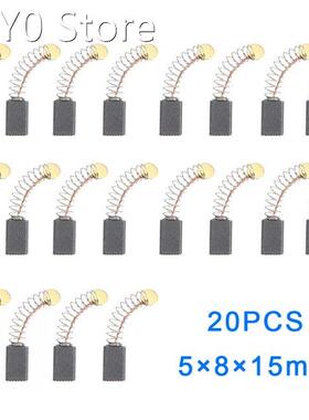 20pcs Motor Carbon Brushes For Bosch Angle Grinder 5x8x15mm