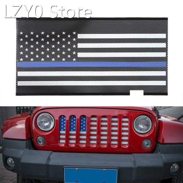 Front Grille Mesh Insert for Jeep Wrangler 2007-2018 Car Acc