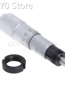 Silver Range 0-13mm Round Needle Type Measure Tool Knurled A