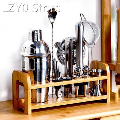 750ml Stainless Steel Bar Cocktail Shaker Set 13pcs Barware