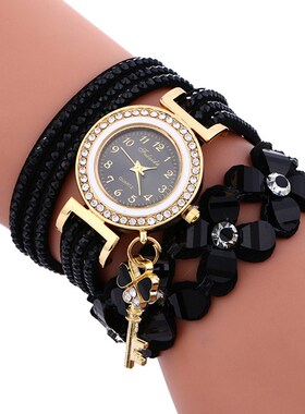 Watch 2020 Woman Watches Chimes Diamond Leather Bracelet La