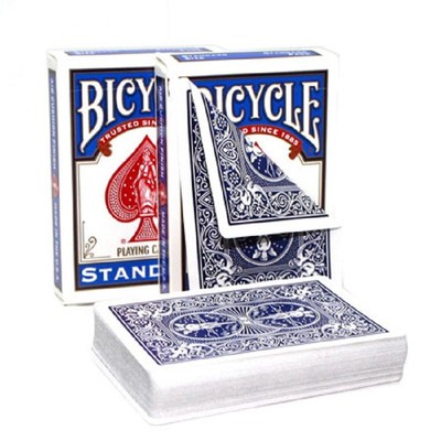1 Deck Bicycle Double Red/Blue Back No Face Playing Cards G