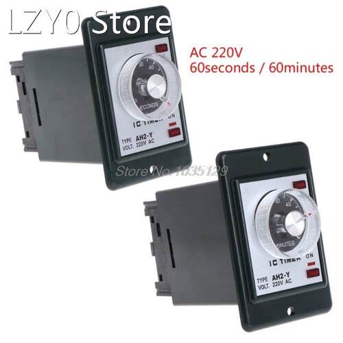 0-60 seconds/minutes Power On Delay Timer Time relay with so