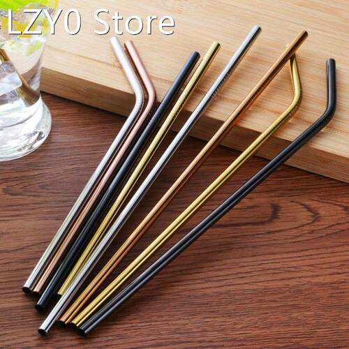 Metal straw 304 stainless steel reusable straw eco-friendly
