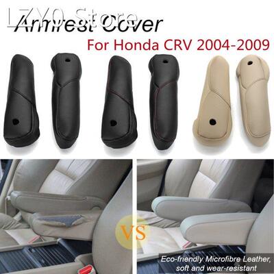 1 Pair Leather Driver Passenger Side Seat Armrest Handle Dec