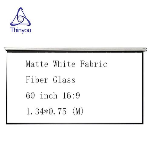 Thinyou projector screen Matte White Fabric Fiber Glass Curt