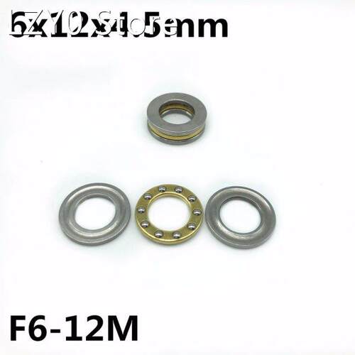 50Pcs F6-12M 6x12x4.5 mm Axial Ball Thrust Bearing plane thr