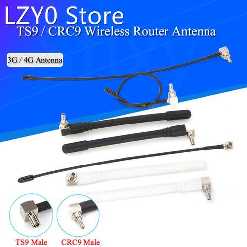 2Pcs/lot Wifi Antenna 3G 4G Antenna TS9 Wireless Router Ante