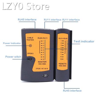 K1KF Network Cable Tester Rj45 CAT5 Lan Ethernet Line Tester