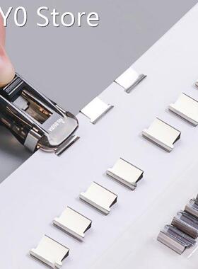 1Set table Reusable Fast Clips Paper 1x Dispenser 8 Pcs Clip