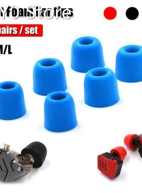 3 Pair S M L Noise Isolating Memory Foam Earbuds Eartips Rep