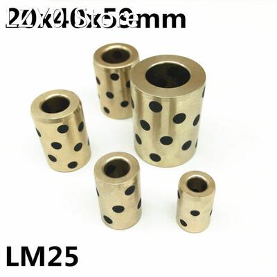 4pcs 25x40x59 mm linear graphite copper set bearing copper b
