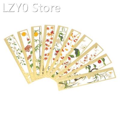 Creative 2 in1 Metal Hollow Rulers Bookmark Ruler Chinese St