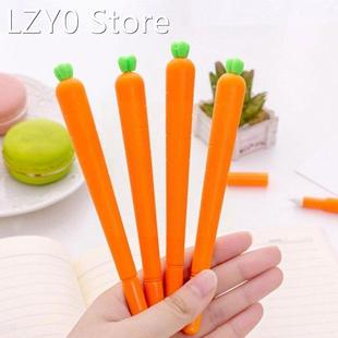 1PCS Cute Silicone Carrot Gel Pen Writing Signing Pen Gifts