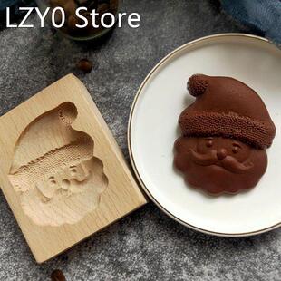 Wooden Cookie Mold Cutter Household Gingerbread Cake Mould P