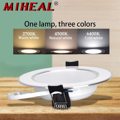 LED Downlight 5W 9W 12W 15W Round Recessed Lamp led Ceiling