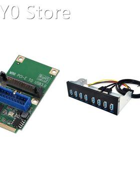 Pci-E To USB3.0 Adapter Card To19-Pin 20Pin Expansion Card W