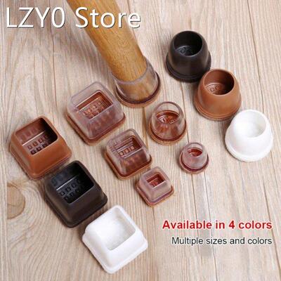 8pcs/set Chair Leg Caps Rubber Feet Protector Pads Furniture