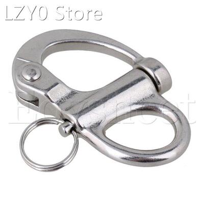 304 Stainless Steel 70mm Rigging Sailing Fixed Bail Snap Sha