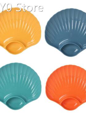 2022 New 5pcs/set Plastic Snack Plates Serving Platters Food