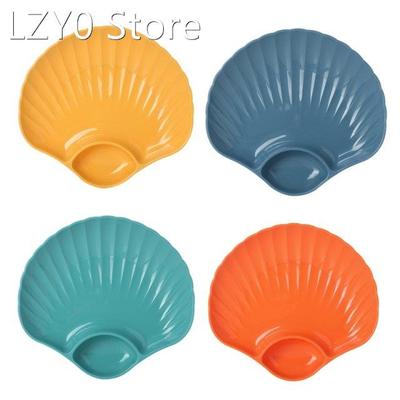2022 New 5pcs/set Plastic Snack Plates Serving Platters Food