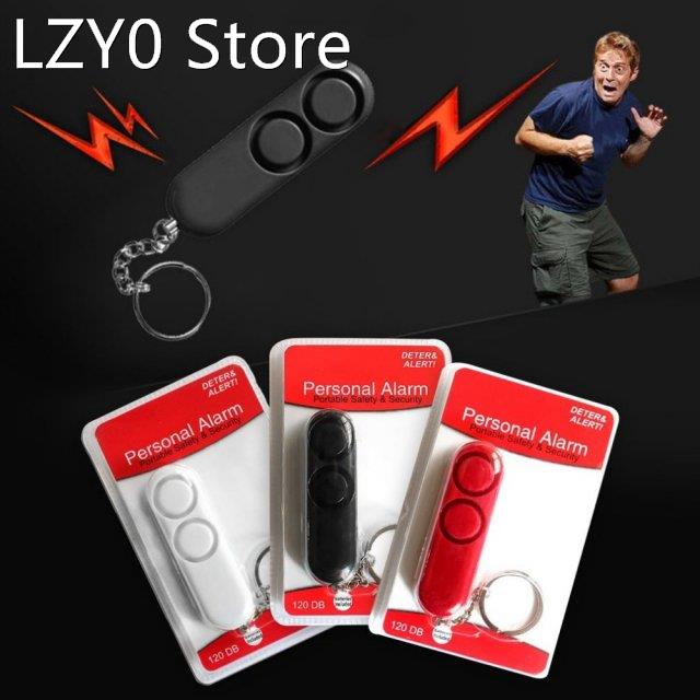 120dB Self Defense Anti-rape Device Dual Speakers Loud Alarm