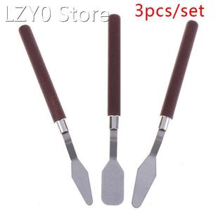 3pcs/set Oil Painting Scraper Of Acrylic Gouache Oil Paint