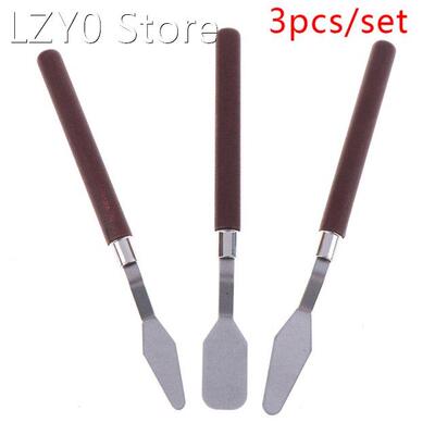 3pcs/set Oil Painting Scraper Of Acrylic Gouache Oil Paint