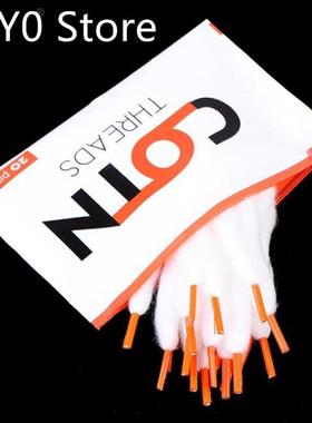 20pcs Prebuilt Wire Coil Threads Organic Vape Cotton Strips