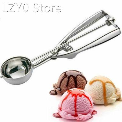 3 Sizes Stainless Steel Spoon Roasting Spoon Making Ice Crea