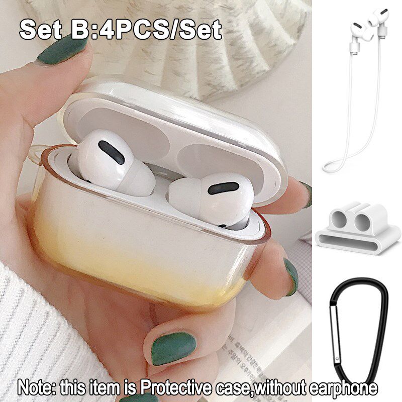 AIRPODS용 2|4PSC 케이스 AIRPODS PRO CU용 투명 케이스