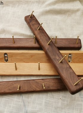 Black Walnut s Hook Wall Porch Living Room Coat Hook Backgro