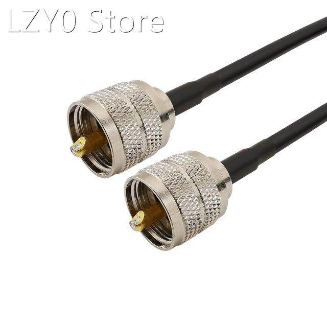 1Piece LMR195 Cable UHF Male to UHF Male PL259 PL-259 Plug C