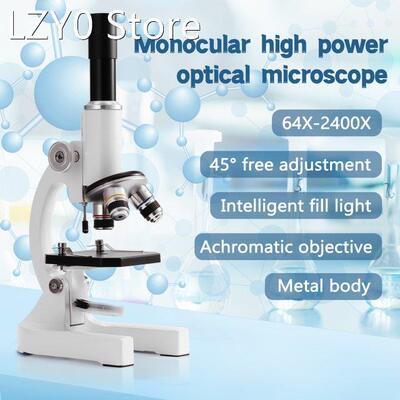 64X-2400X Monocular Optical Electronic Microscope Biological