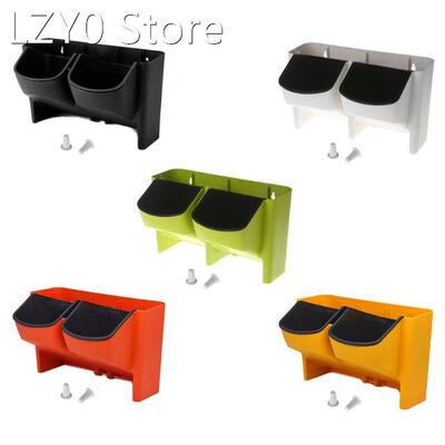 Self Watering Flower Pot 2 Pocket Stackable Vertical Wall Ha