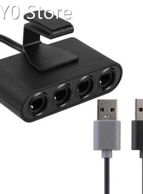 4 Ports GC Controllers USB Adapter Fit for Nintend Switch Wi