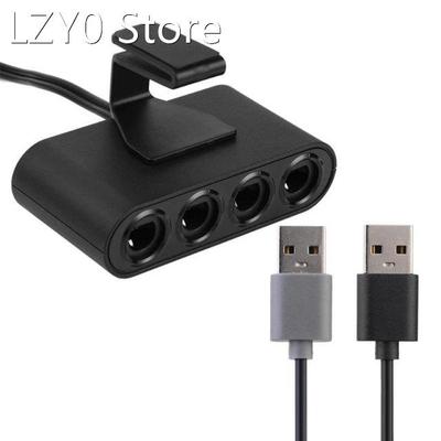 4 Ports GC Controllers USB Adapter Fit for Nintend Switch Wi