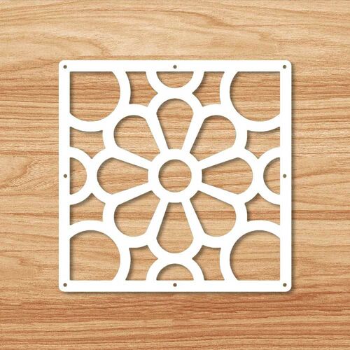 12pcs White Room Divider Folding Plastic Partition Hanging S