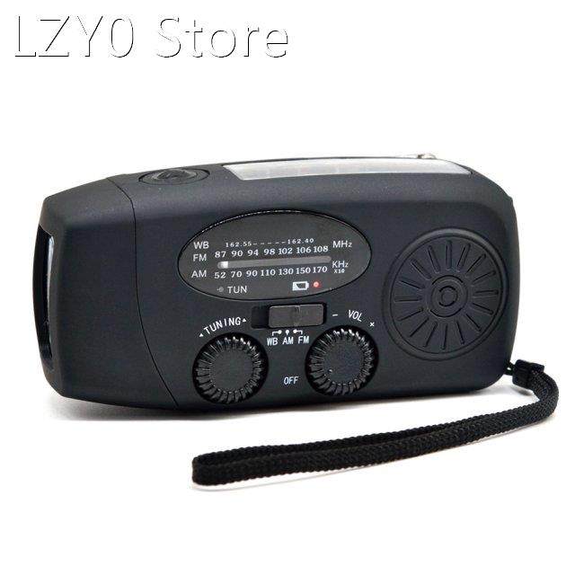 Portable Hand Crank Radio - 1000mAh AM/FM Emergency Radio fo