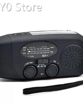 Portable Hand Crank Radio - 1000mAh AM/FM Emergency Radio fo