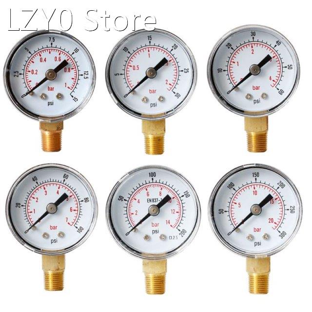 Pressure Gauge 40mm Dial 1/8