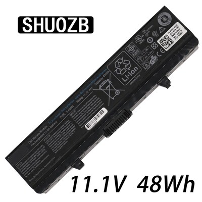 6cells 48Wh 11.1V Laptop Battery For Dell Insprion 1525 1526