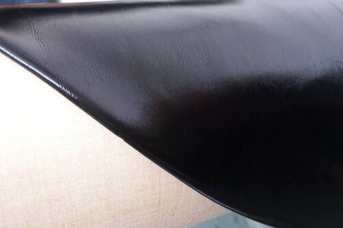 Lychee Life 29x21cm A4 P Fake Leather Fabric Black Silver Go